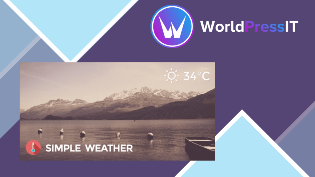 Simple Weather WordPress Shortcode and Widget
