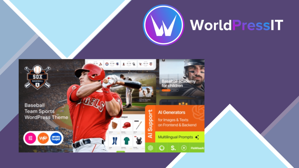 Sox - Baseball Team Sports WordPress Theme