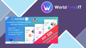 StartNext - IT Startups WordPress Theme