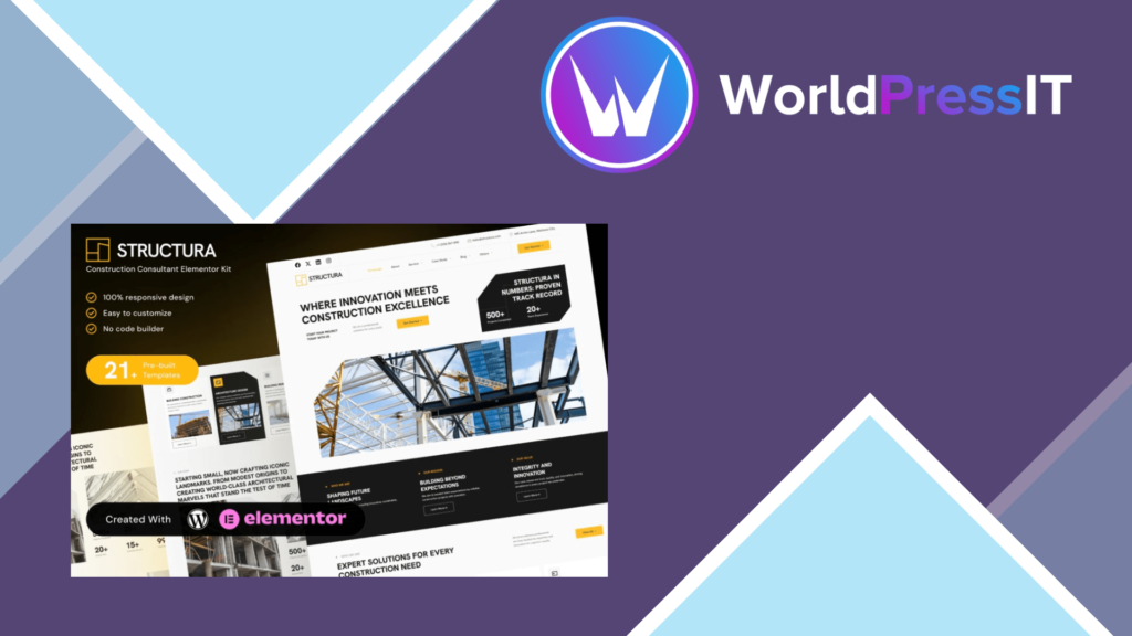 Structura – Construction Consultant Elementor Template Kit