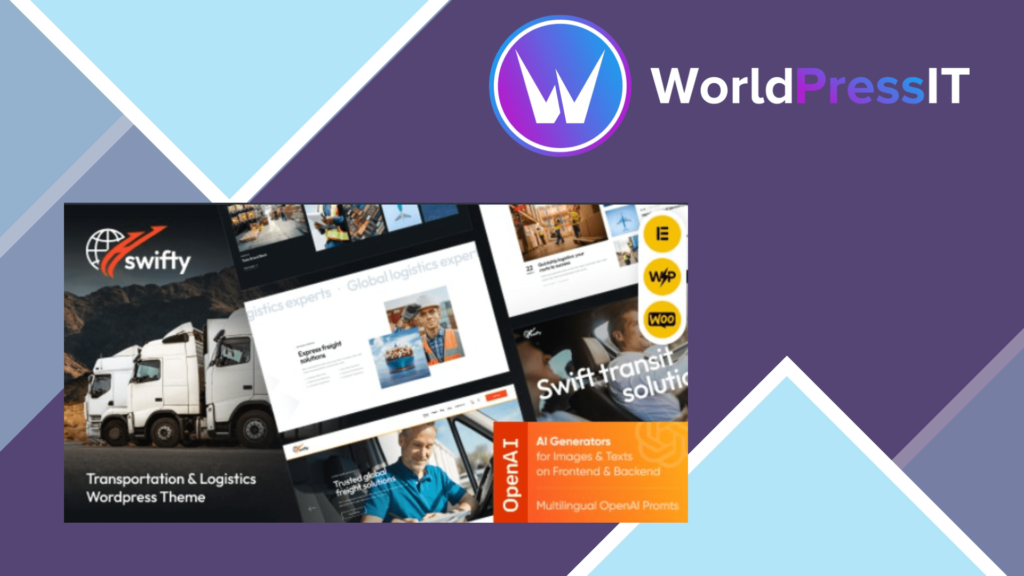 Swifty - Transportation and Logistics WordPress Theme