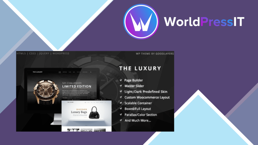 The Luxury - Dark / Light Responsive WordPress