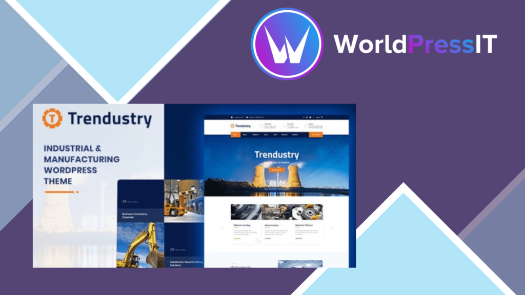 Trendustry - Industrial and Manufacturing WordPress Theme