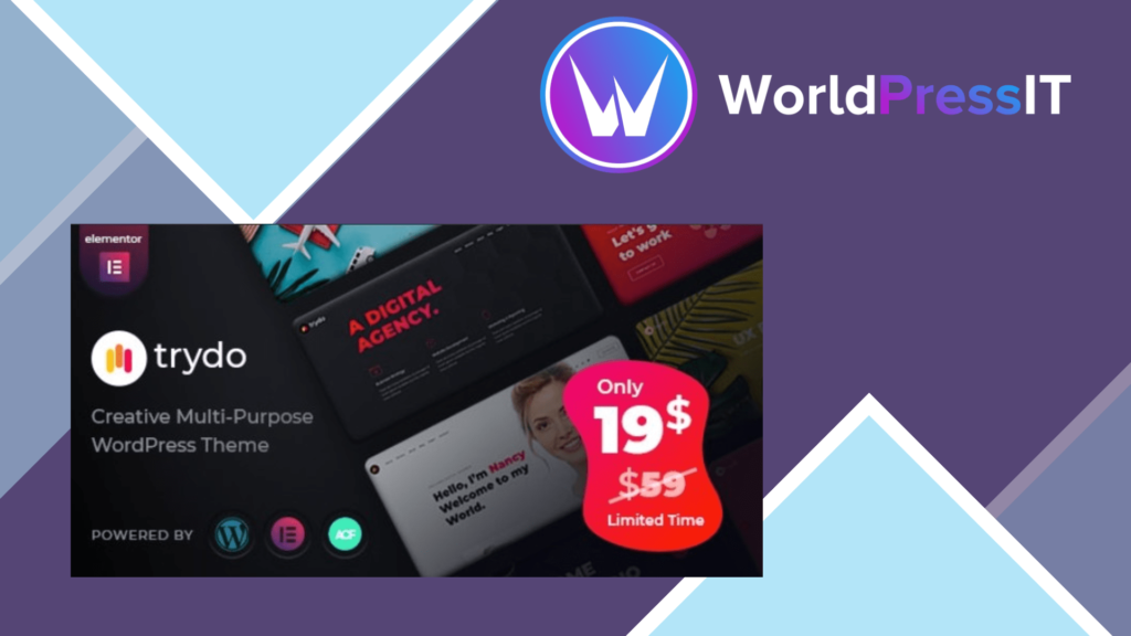 Trydo - Creative Agency and Portfolio WordPress Theme