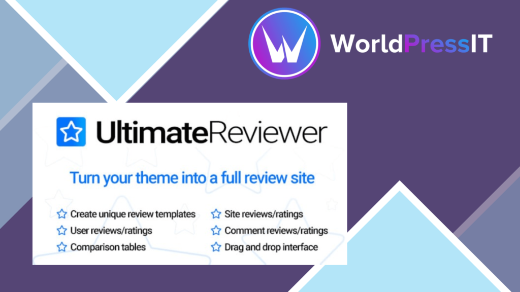 Ultimate Reviewer - Elementor and WPBakery Page Builder
