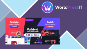 Valkivid - Content Creators WordPress Theme