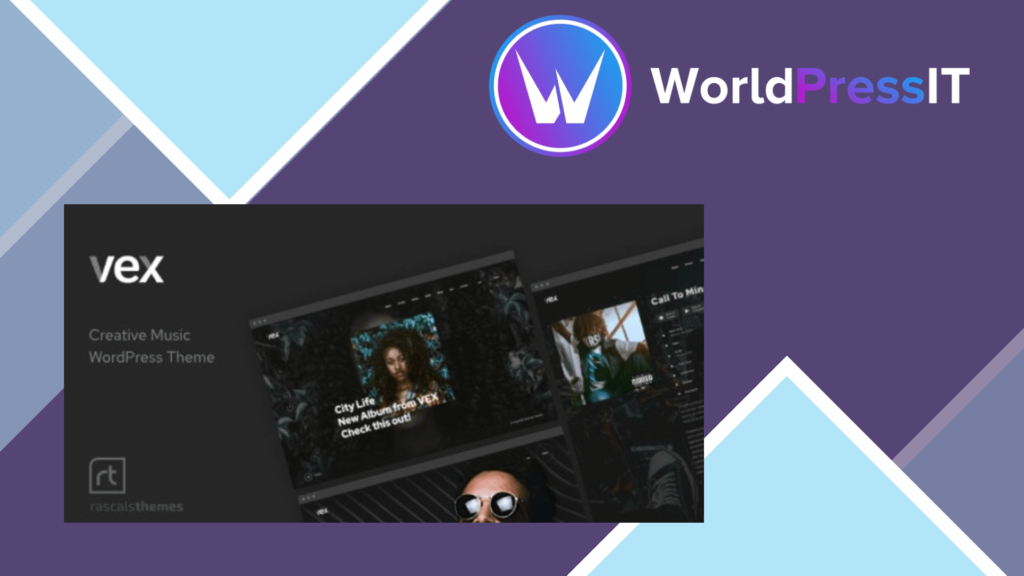 Vex - Creative Music WordPress Theme
