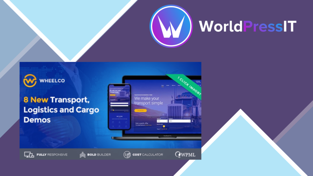 Wheelco - Cargo, Transport and Logistics WordPress Theme