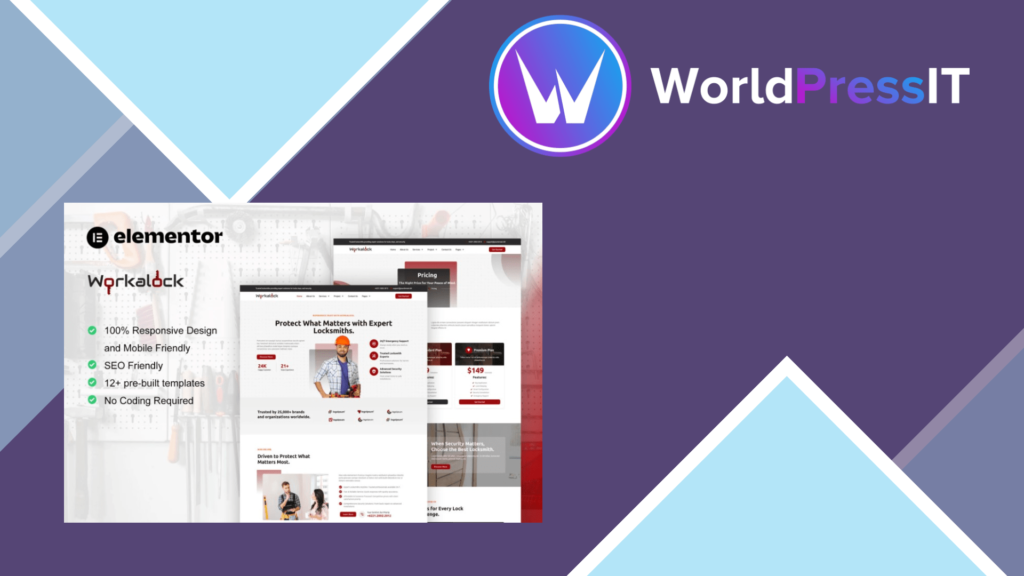 WorkaLock – Locksmith and Key Maker Service Elementor Pro Template Kit