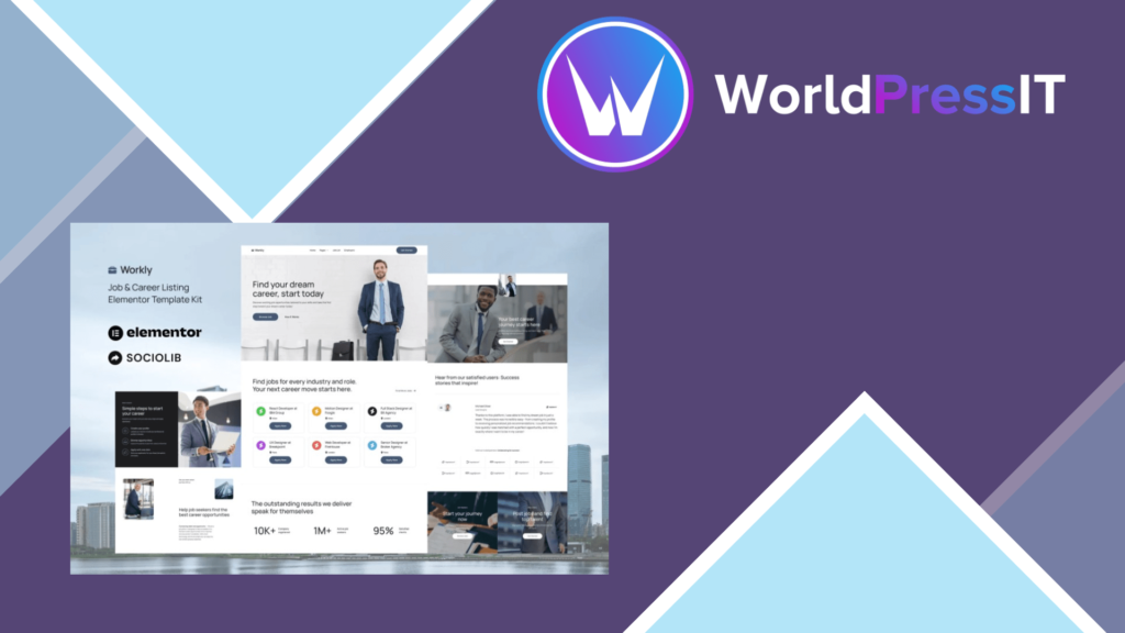 Workly – Job Listing and Career Recruitment Elementor Template Kit