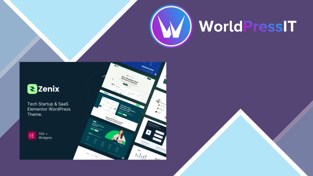 Zenix – Tech Startup and SaaS WordPress Theme