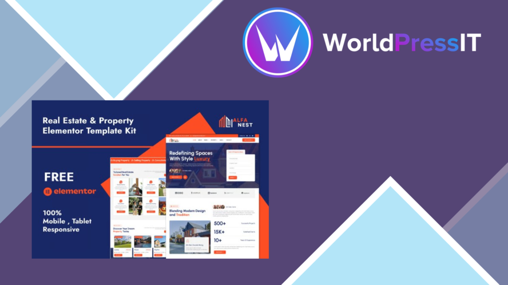 Alfanest – Real Estate and Property Elementor Template Kit