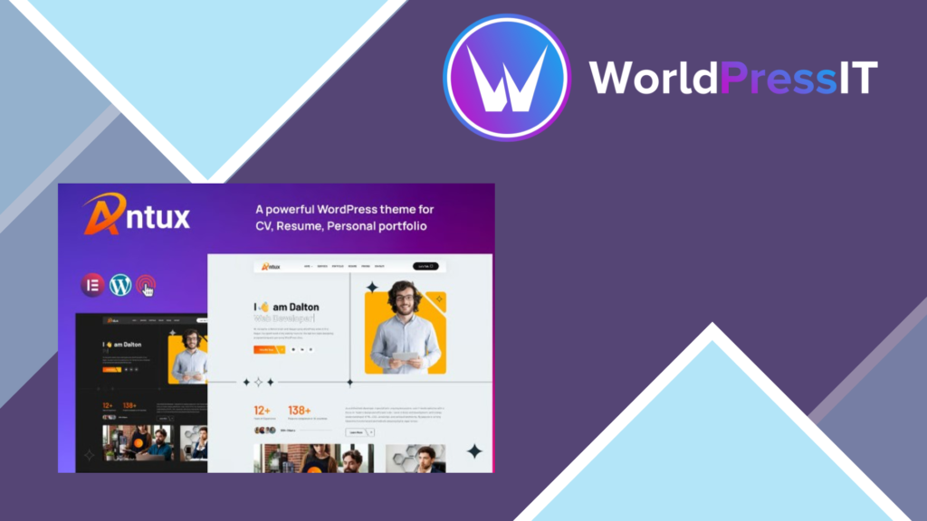 Antux – Personal Portfolio WordPress Theme