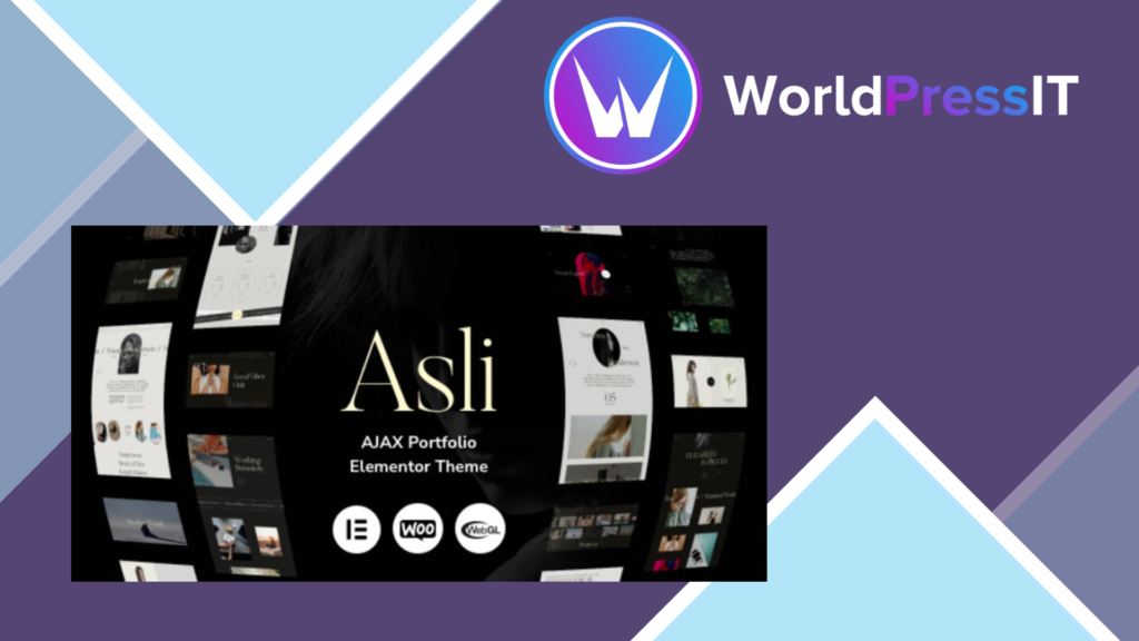Asli - AJAX Portfolio Elementor WordPress Theme