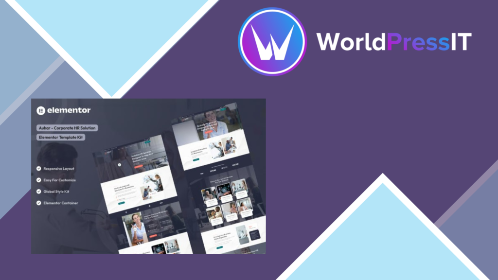 Auhar – Corporate HR Solutions Elementor Template Kit