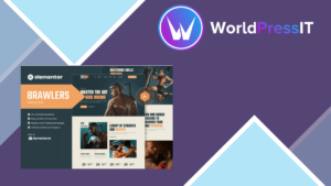 Brawlers – Martial Arts Elementor Template Kit