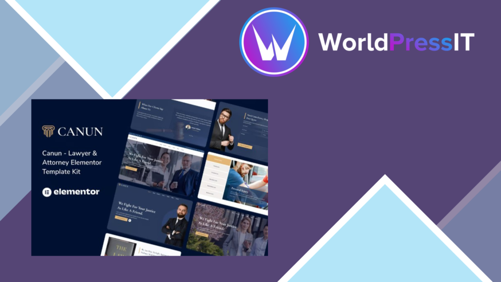 Canun – Lawyer Attorney and Law Firm Elementor Template Kit