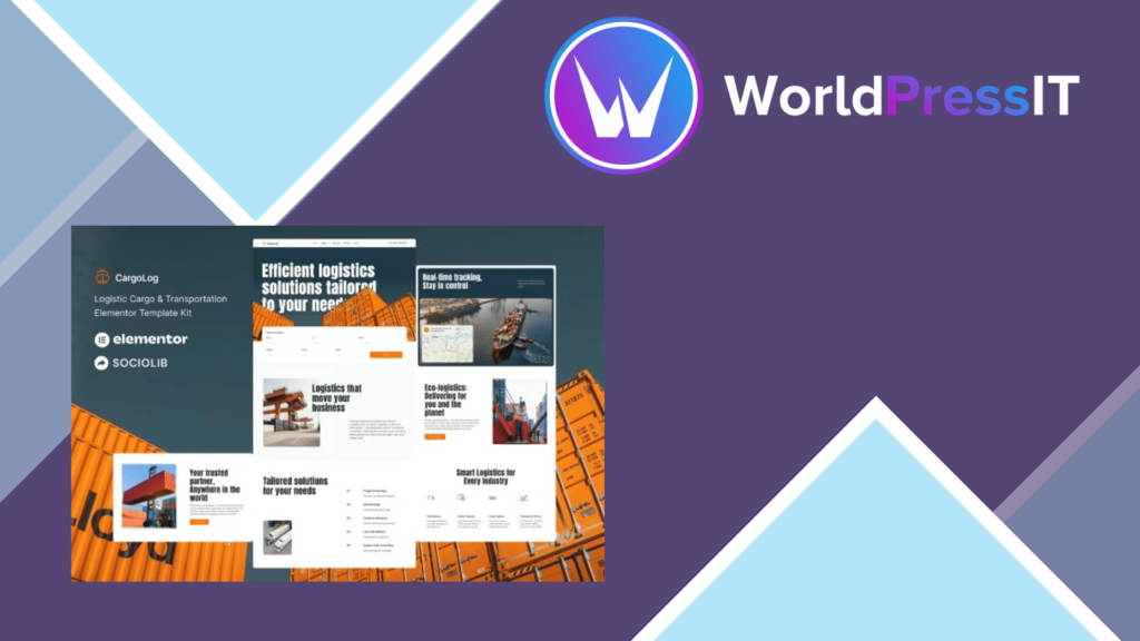 CargoLog – Logistic Cargo and Transportation Elementor Template Kit
