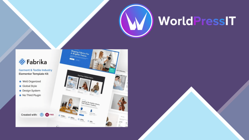 Fabrika – Garment and Textile Industry Elementor Template Kit