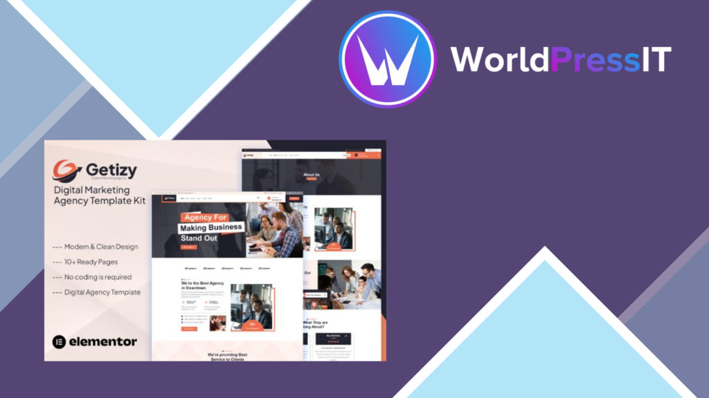 Getizy – Digital Marketing Agency Template Kit