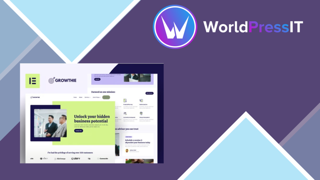 Growthie – Business Coach Elementor Template Kit
