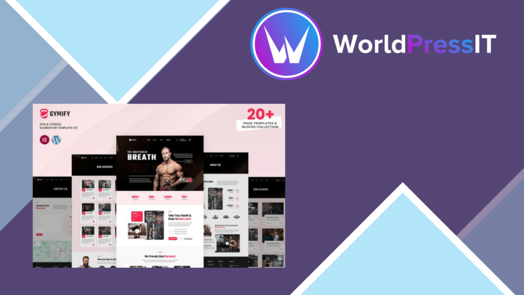 Gymify – Gym and Fitness Elementor Pro Template Kit