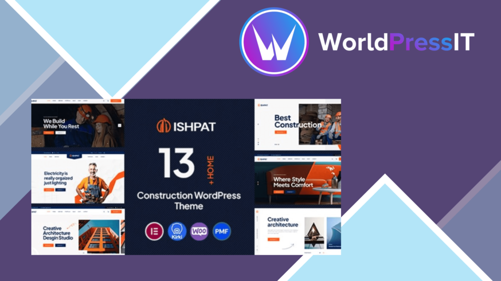 Ishpat - Construction WordPress Theme