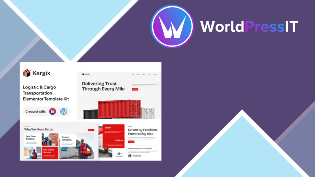 Kargix – Logistic and Cargo Transportation Elementor Template KitLatest Kargix – Logistic and Cargo Transportation Elementor Template Kit