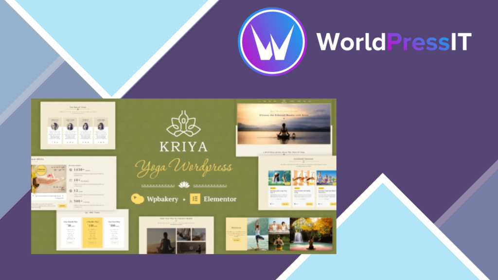 Kriya - Yoga WordPress Theme