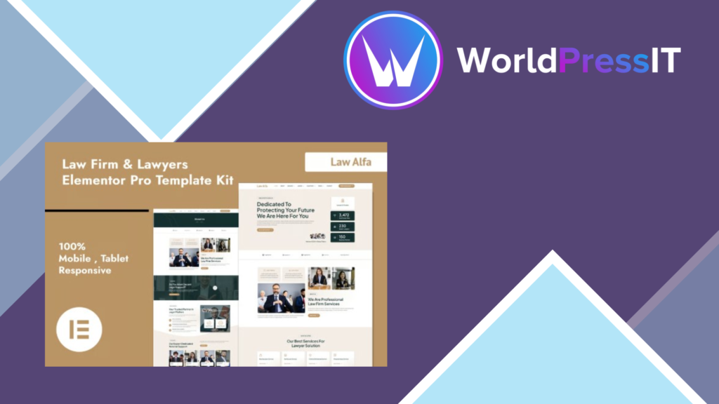 LawAlfa – Law Firm and Lawyers Elementor Pro Template Kit
