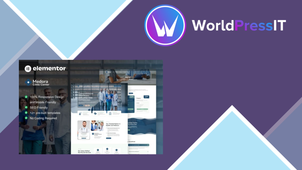 Medora – Medical Clinic Services Elementor Template Kit