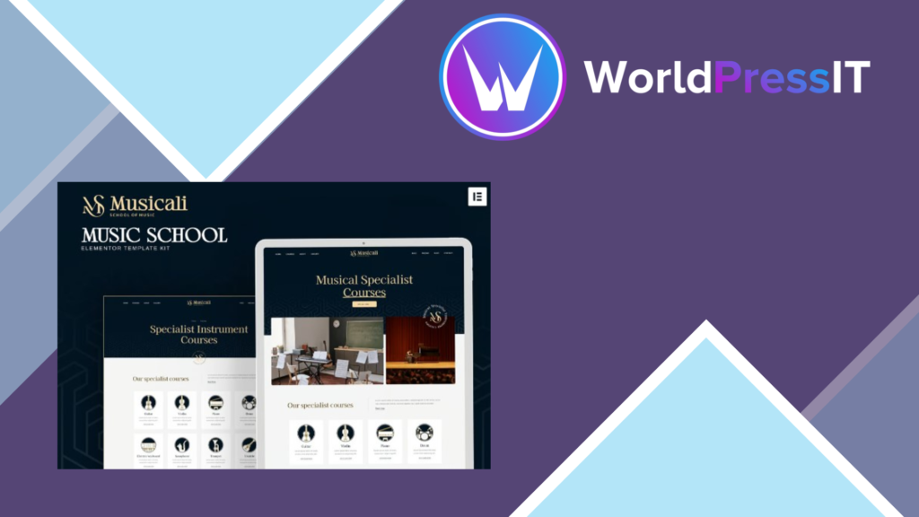 Musicali – Music School Elementor Template Kit
