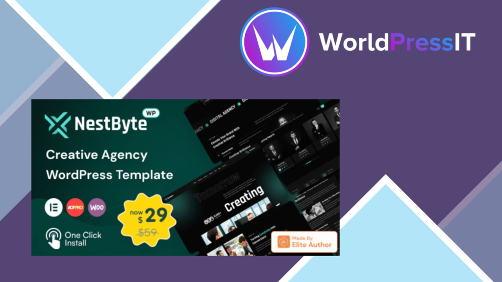Nestbyte - Creative Agency and Startup WordPress Theme