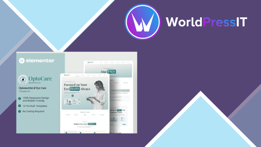 Optocare – Optometrist and Eye Care Elementor Template Kit