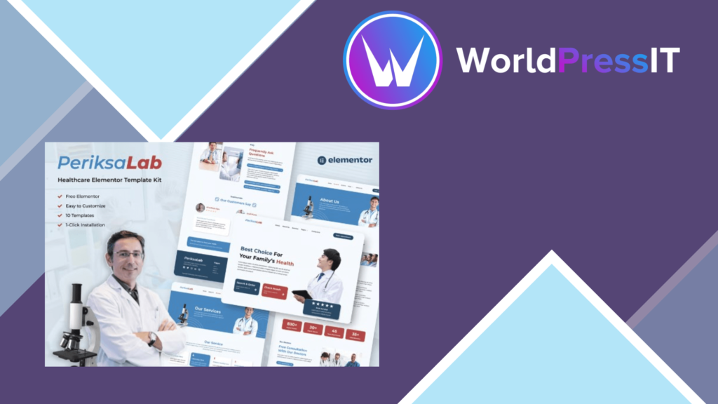 Periksalab – Healthcare and Medical Clinic Template Kits