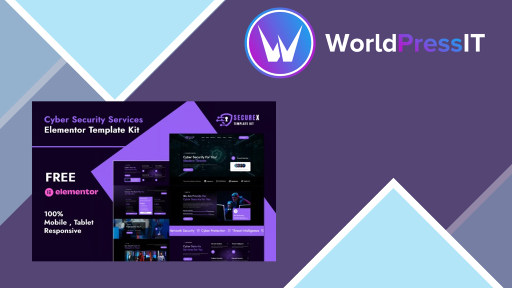 Securex – Cyber Security Services Elementor Template Kit
