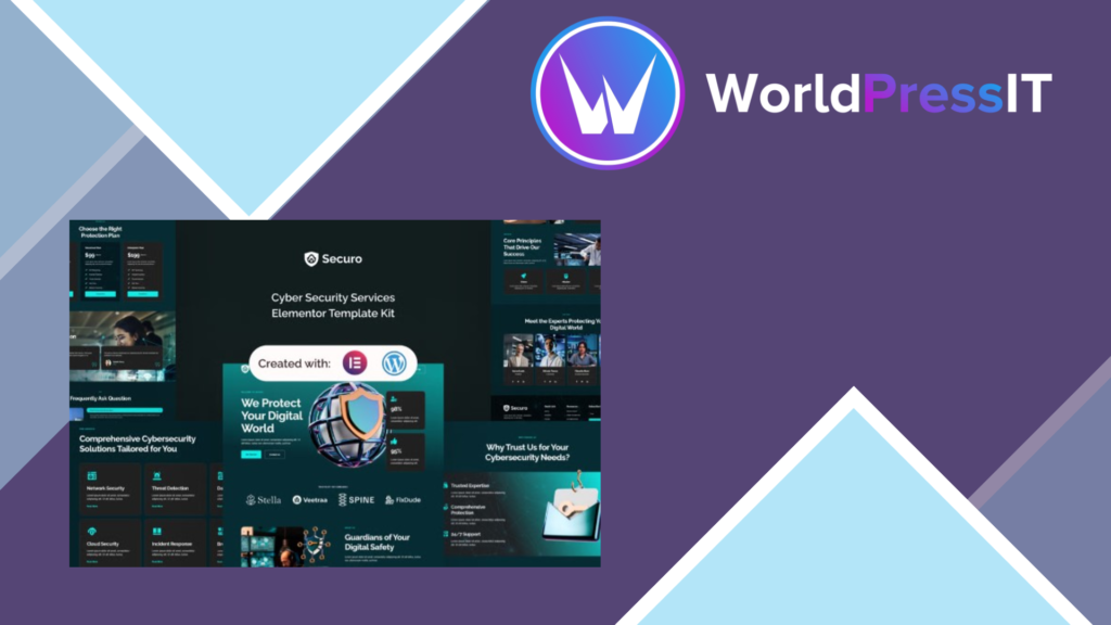 Securo – Cyber Security Services Elementor Template Kit