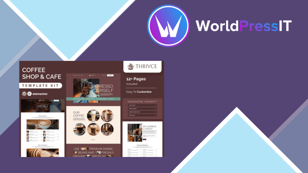 Thrivce – Coffee Shop and Cafe Elementor Template Kit