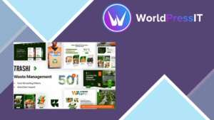 Trashi – Waste Management and Recycling Elementor Pro Template Kit
