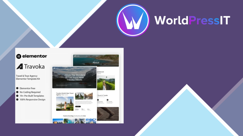 Travoka – Travel and Tour Agency Elementor Template Kit