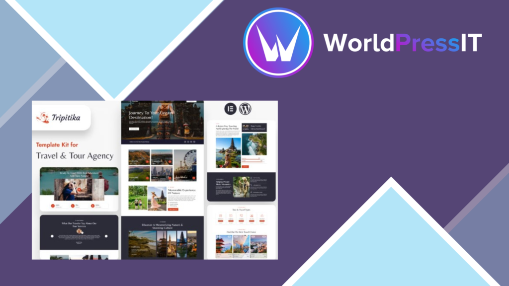 Tripitika – Tourism and Travel Agency Elementor Template Kit