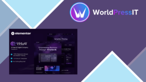 VirtuAI – AI Saas and Digital Company Elementor Template Kit