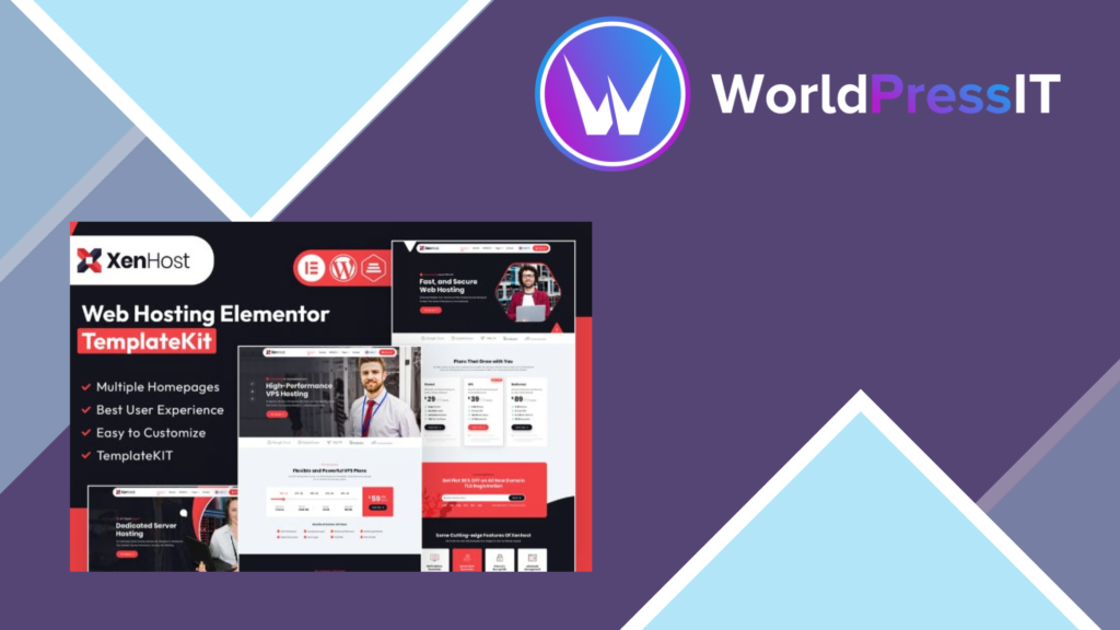 XenHost – Web Hosting Elementor Template Kit
