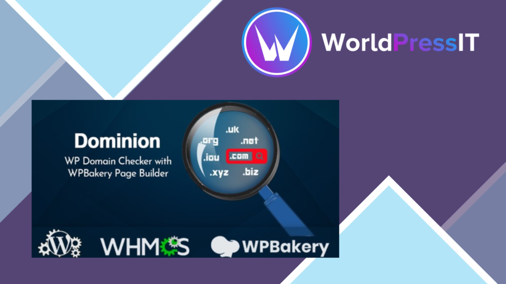 Dominion - WP Domain Checker with WPBakery Page Builder