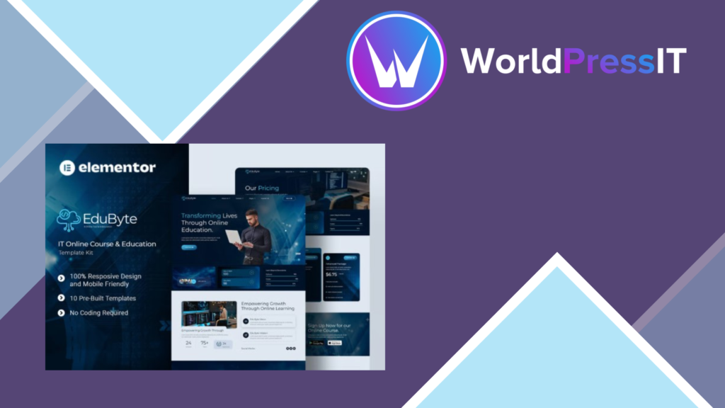 EduByte – IT Online Course and Education Elementor Template Kit