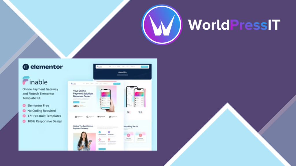 Finable – Online Payment Gateway and Fintech Elementor Template KitLatest Finable – Online Payment Gateway and Fintech Elementor Template Kit