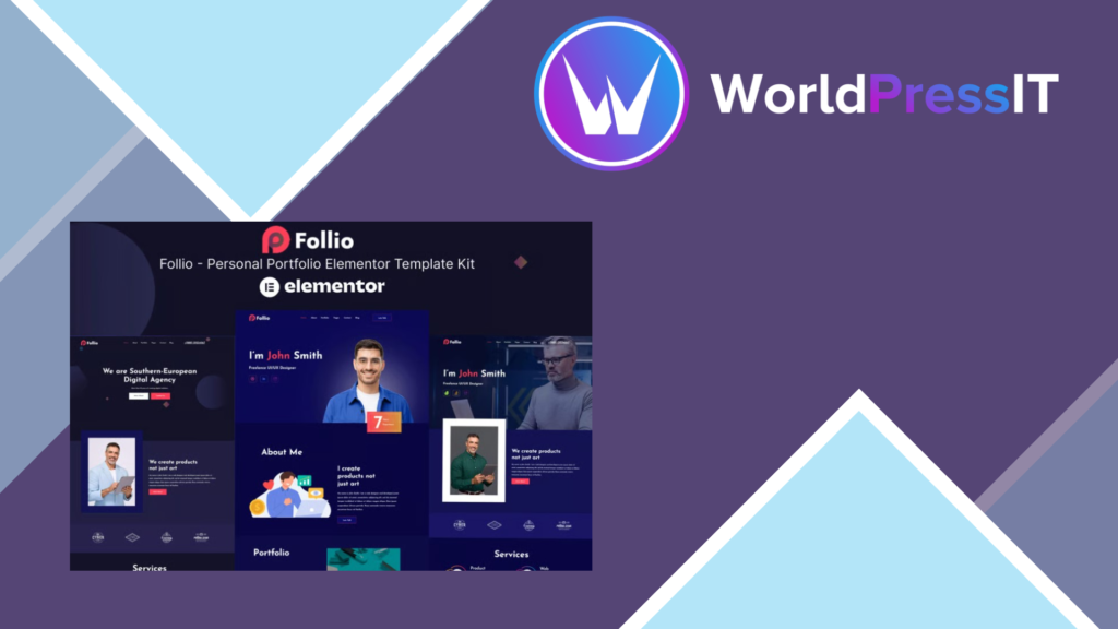 Follio – Personal Portfolio Elementor Template Kit