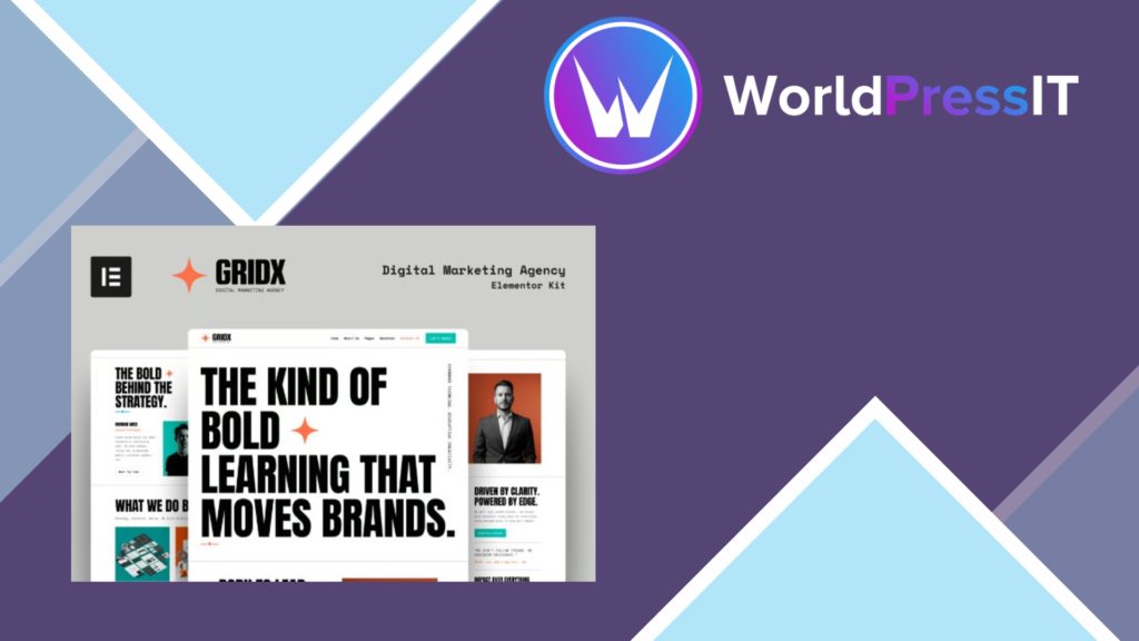 GridX – Digital Marketing Agency Elementor Template Kit