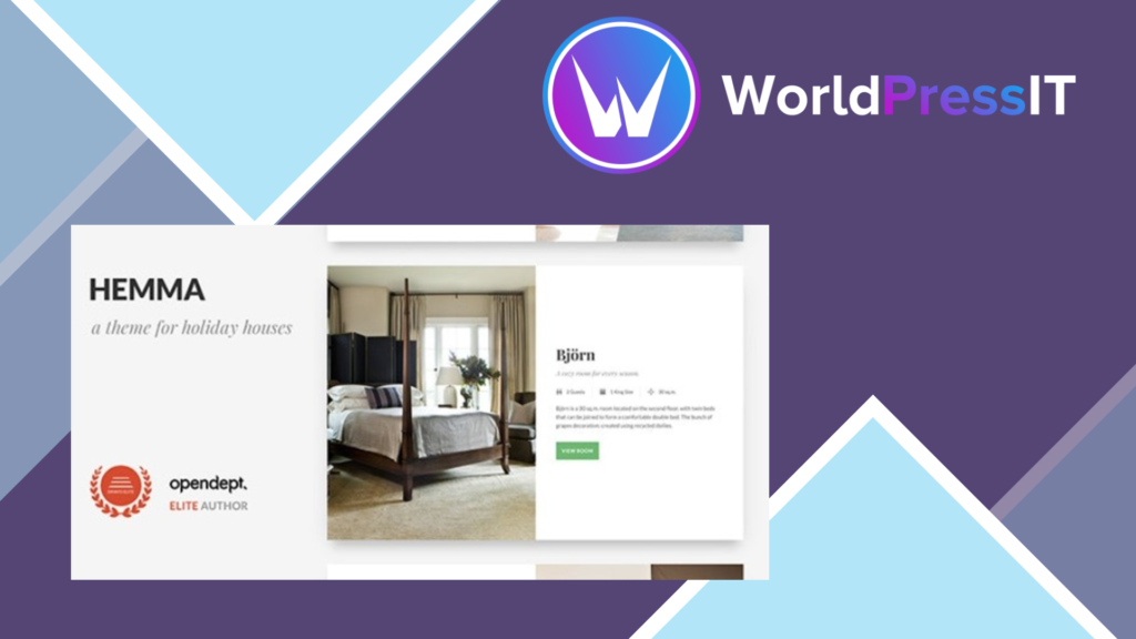 Hemma - Hotel and BnB WordPress Theme