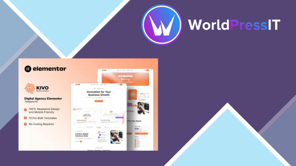 Kivo – Digital Agency Elementor Template Kit
